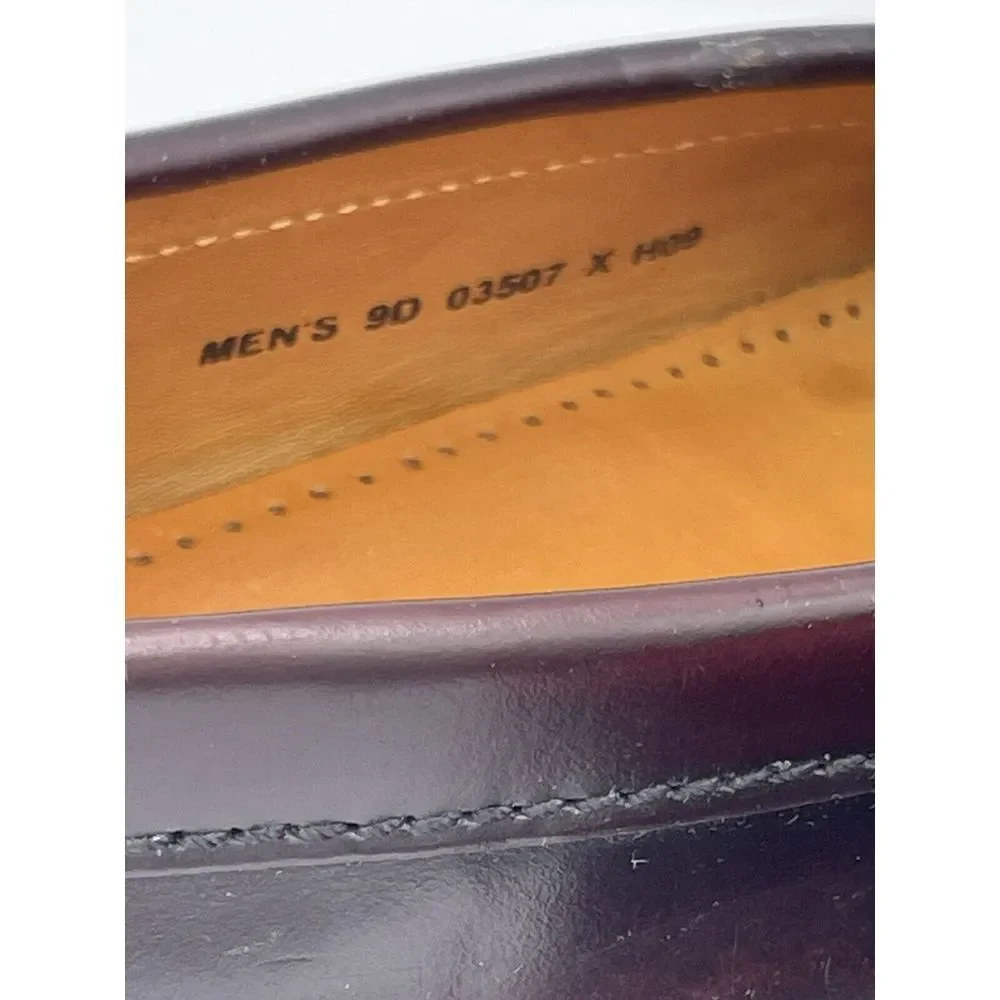 Cole Haan Men's Loafer Size 9 D Kiltie Tassel SlipOn Dress‎ Shoe Cordovan